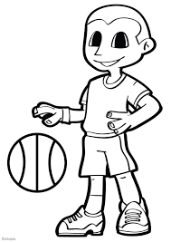 Le he incluido al proceso de pintado un objeto para darle ese asp. Dibujo Para Colorear Baloncesto Dibujos Para Imprimir Gratis Img 26045