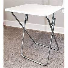 Maybe you would like to learn more about one of these? Folding Tv And Snack Tray Table White Set Of 2 Walmart Com Walmart Com