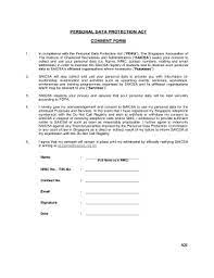 Sections in yellow need to be included! Pdpa Consent Form Fill Online Printable Fillable Blank Pdffiller
