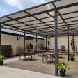 Waiting area parking canteen polycarbonate sheet work
