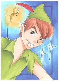 Peter Pan Art Card By Faerytale Wings On Deviantart Peter Pan Art Disney Fan Art Peter Pan Disney
