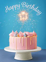 Find images of birthday cake. Sparkling Celebration Cake Happy Birthday Card Birthday Greeting Cards By Davia