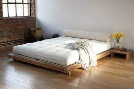Alternatively, shop for a metal double bed frame or a pine wooden double bed, even bunk beds. Low Wooden Contemporary Bed In Solid Acacia Futon Company