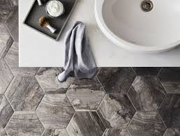 Small hex tiles are appropriate for walls, floors, countertops and showers, but they need a sturdy, flat substrate. Hexagon Tile The Tile Shop