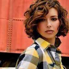 If your face is round, your short hair should cover your ears. Perm Short Hairstyles Round Face Google Search Hair Styles Curly Hair Styles Short Hair Styles For Round Faces