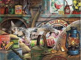 Lot #3 of 5 used charles wysocki puzzles of 1000 mcx / lot # 3 of 5 used charles wysocki jigsaw puzzle of 1000 pcs artdecomontreal 5 out of 5 stars (39) $ 50.79. A 165 Pieces Jigsaw Puzzle From Jigidi Cat Nap Cat Jigsaw Puzzle Cats