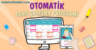 Ama bunların hiçbiri sizin bireysel çalışma programınız değildir. Online Haftalik Ders Programi Hazirlama Robotu