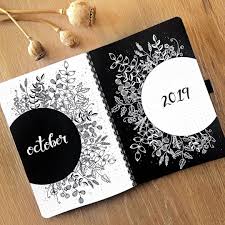 Aesthetic Black And White Bullet Journal 