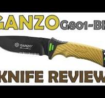 🔪Ganzo G801-BKS full tang "survival" knife REVIEW - YouTube