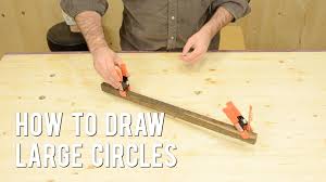 Follow this simple method to make it work. Draw Large Circles And Curves Without A Trammel Or Compass Ruler Drawing Circle Woodworking Books