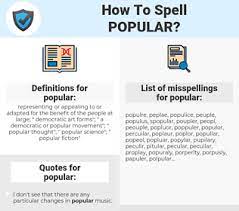 But weekdays are only the 5 days from monday to friday….days of the week. How To Spell Popular And How To Misspell It Too Spellcheck Net