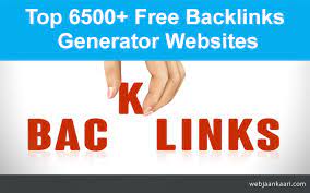 Backlinkr is the #1 free automatic backlink generator tool! Top 6500 Free Backlinks Generator Websites