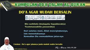 6 petua orang lama senang bersalin. Doa Mudah Bersalin Surah Maryam Rumi