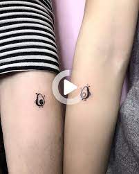 30 Matching Tattoos That Are As Clever As They Are Creative Matching Tattoos Unique Tattoos Small Shoulder Tattoos