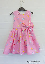 Hello Kitty Birthday Dress For 3 Year Old Hello Kitty Dresssmash Cake Dressbirthday Party Dresshello Birthday Party Dress Hello Kitty Dress Girl Dress Patterns