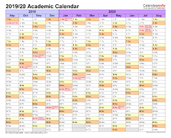 Residence halls and the rit inn open. Academic Calendars 2019 2020 Free Printable Word Templates