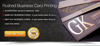 Here are some things to remember when you're in a rush for fast if you run out of business cards and is in need of them immediately, you need to be able to order. 24 Hour Rushed Next Day Business Cards Printing Overnight Business Card Printing