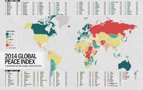 Global peace index (gpi) is a report produced by the institute for economics & peace (iep) which measures the relative position of nations' and regions' peacefulness. Global Peace Index 2014 The State Of Peace And Conflict In Latin America Eye On Latin America