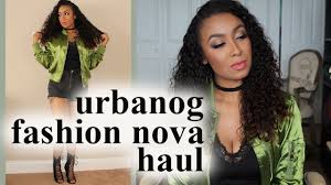 Fashion Nova Urbanog Haul Review Try On 2016
