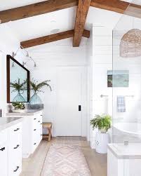 Spacing beams correctly is the key to making your project look authentic. 50 Bathrooms With Exposed Wooden Beams Digsdigs