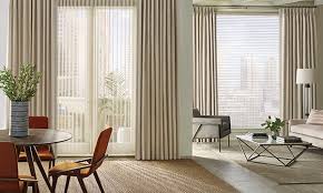 Also referred to as patio doors, glass sliding doors open up the living space to the. Window Treatments For Patio Sliding Glass Doors Hunter Douglas