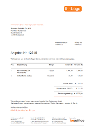 Beim verlangte angebot geht eine anfrage voraus, während ein unverlangtes angebot von sich selbst abgibt. Kostenlose Angebotsvorlage Zum Download Von Lexoffice