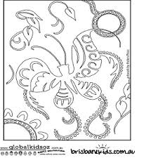 Dive into cool summer projects! Aboriginal Colouring Pages Brisbane Kids