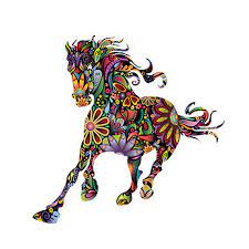 Kit adesivos de parede confete colorido decore seu ambiente de forma criativa, dê um toque especial, gastando pouco. Novo Adesivo De Parede Para Quarto De Criancas Padrao Colorido Flor Cavalo Decalque Sala De Estar Mural Arte Quartos Adesivos De Parede Decorativo Sticker For Kids Room Wall Stickers For Kidswall Sticker Aliexpress