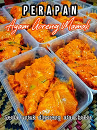 Apa apa pun ayam ini memang sedap dan tidak terasa muak pun. Perapan Ayam Goreng Mamak Delivery Vmo