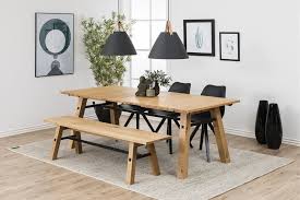 It covers both contemporary and classic traditional styles creating a statement in any home. Stockhelm Wild Oak Dining Bench Dining Benches