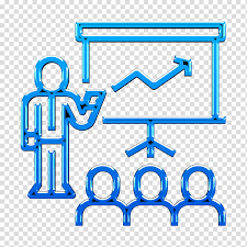 work icon seminar icon startup and new business icon blue text line electric blue symbol transparent background png clipart hiclipart work icon seminar icon startup and new