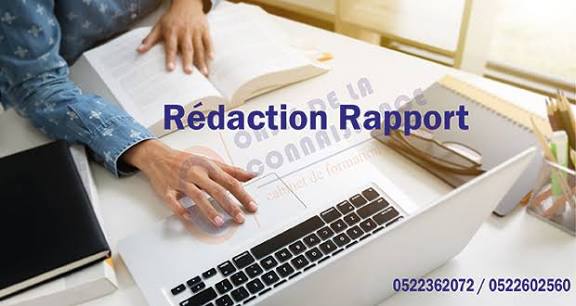 rédaction des rapports casa - centre rédaction des rapports Maroc