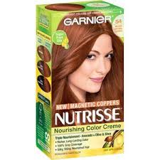 Garnier Nutrisse Nourishing Color Creme 54 Medium Copper 1 Kit Walmart Com Boxed Hair Color Garnier Hair Color Red Garnier Hair Color