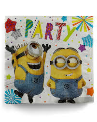 The minions community on reddit. Despicable Me Minion Napkins 16 Pcs As Party Decor Karneval Universe