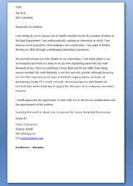 Maybe you would like to learn more about one of these? Sample Cover Letter Internship Finance