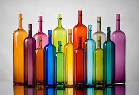 Buy brajttt 64pcs cork stoppers glass bottles, diy decoration tiny glass jars favors, mini vials cork, 10ml storage container for art crafts, small glass jars for wedding party supplies: Colors And The Impact They Have On Art 25 Colorful Pictures Bored Art Colored Glass Bottles Glass Art Rainbow Glass