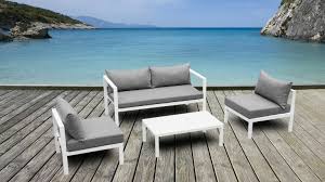 La sélection produits leroy merlin de ce dimanche au meilleur prix ! Salon De Jardin Aluminium Amapa Canape 2 Places 2 Fauteuils Table Mobilier Moss