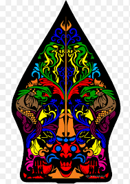 Menurut bentuknya, gunungan atau kayon ini dapat dibedakan menjadi dua macam. Multicolored Dragon With Spear Bhima Gunungan Wayang T Shirt Gamelan T Shirt Glass Child Png Pngegg