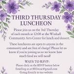 Third Thursdays Luncheon in Winhall