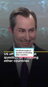 State Department spokesman Matthew Miller was telling reporters the #US  ‘doesn’t dictate to any country what it must do’, when a reporter’s reply  caused laughter in the press briefing room. #news ...