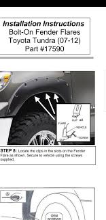 We did not find results for: Diy Oem Fender Flare Brackets Toyota Tundra Forum