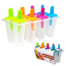Freeze for 1 hour while wooden sticks are. 8 Freezer Ice Pop Maker Mold Popsicle Dessert Ice Cream Frozen Pops Cake Treats Walmart Com Walmart Com