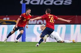 Muy feliz de mi primera convocatoria y de poder representar a mi país en los dos. Footballogue On Twitter Nationsleague Espagne 6 0 Allemagne Fin Du Match Morata Ferran Torres Rodri Ferran Torres Ferran Torres Oyarzabal Quelle Gifle L Espagne Est