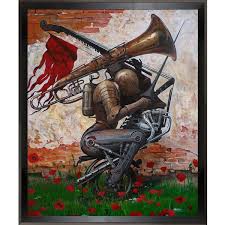 La Pastiche Adrian Borda Song Instead of a Kiss Framed Fine Art Print