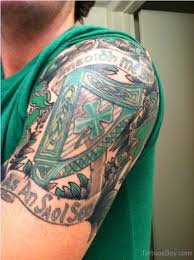Here is a celtic sleeve tattoo design that has a deep meaning. 15 Abiding Half Sleeve Celtic Warrior Tattoo