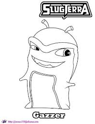 Free Printable Coloring Page Of Gazzer From Slugterra Free Printable Coloring Printable Coloring Pages Coloring Pages