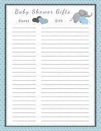 Record gifts received with this free gift list template. 8 Free Word Excel Pdf Format Download Free Premium Templates Baby Shower Gift List Baby Shower Pictures Baby Shower Printables
