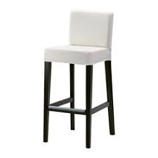 Ikea Henriksdal Brown Black Grasbo White Bar Stool With Backrest White Leather Bar Stools Bar Stools Ikea Barstools