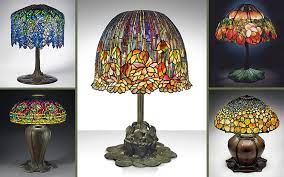 Primarily white with earth toned orange and brown floral designs. Tiffany Lamps 10 Things You Need To Know Christie S