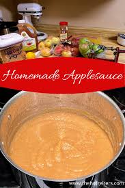 Pioneer womens simple applesauce : Homemade Applesauce The Hofreiters